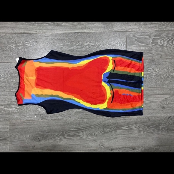 IBADDIE Multi Colour Body Print Dress - Picture 2 of 3